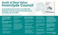 Inverclyde Council best value assurance findings advert 27 July 2017